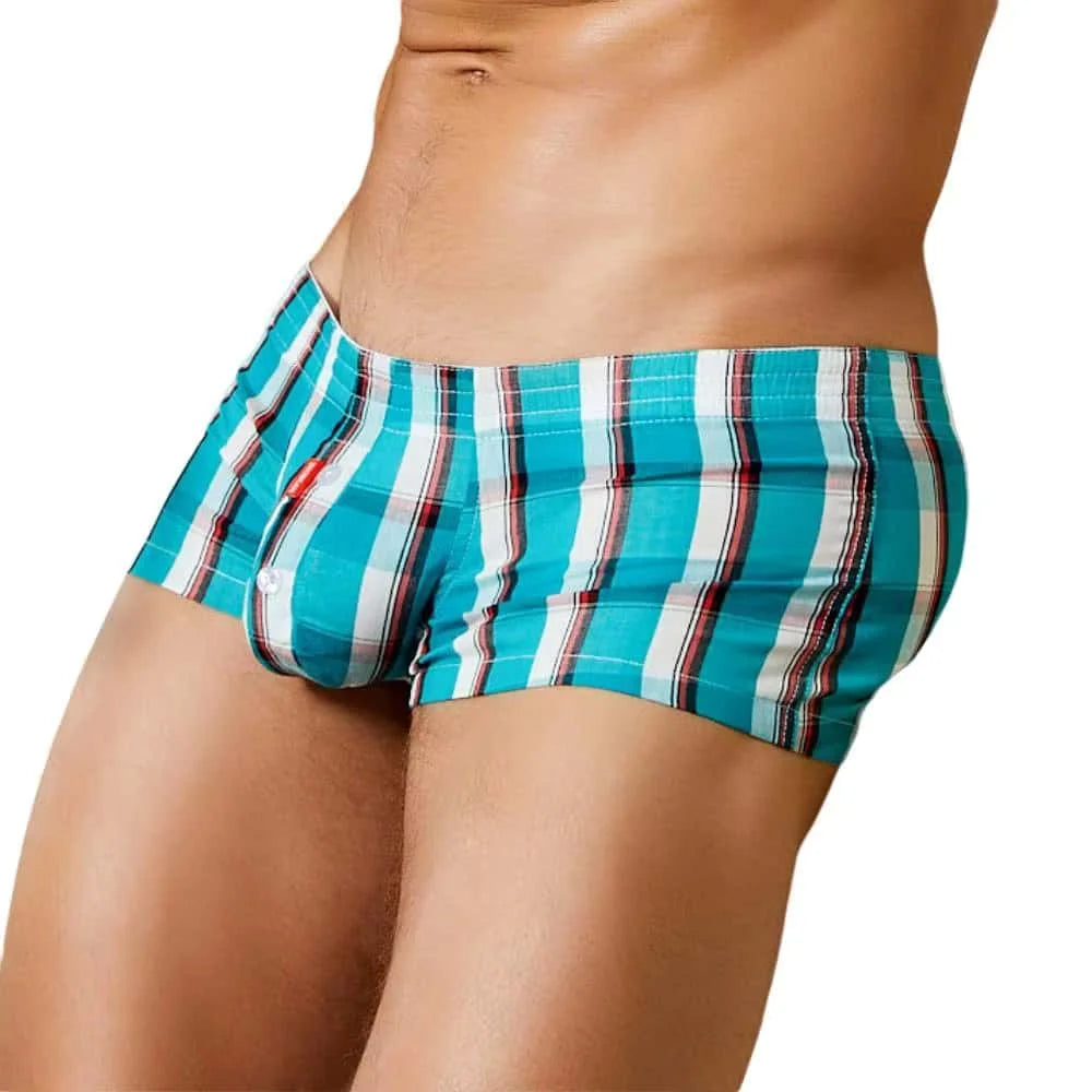 Men's Underwear Boxers Cotton Underpants High Quality Male Panties Boxer Shorts Plaid Point Comfortable Lounge Loose Underwears