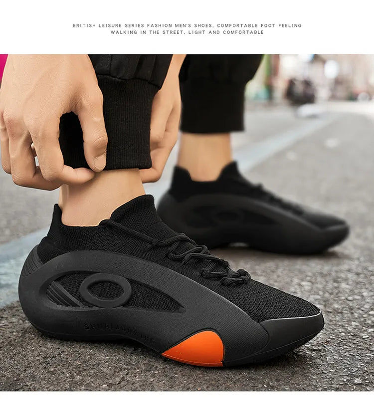 2025 Stylish Mens Mesh Shoes Comfortable Breathable Men's Casual Shoes New Men's Slip-On Sneakers Male Flats Zapatillas Hombre