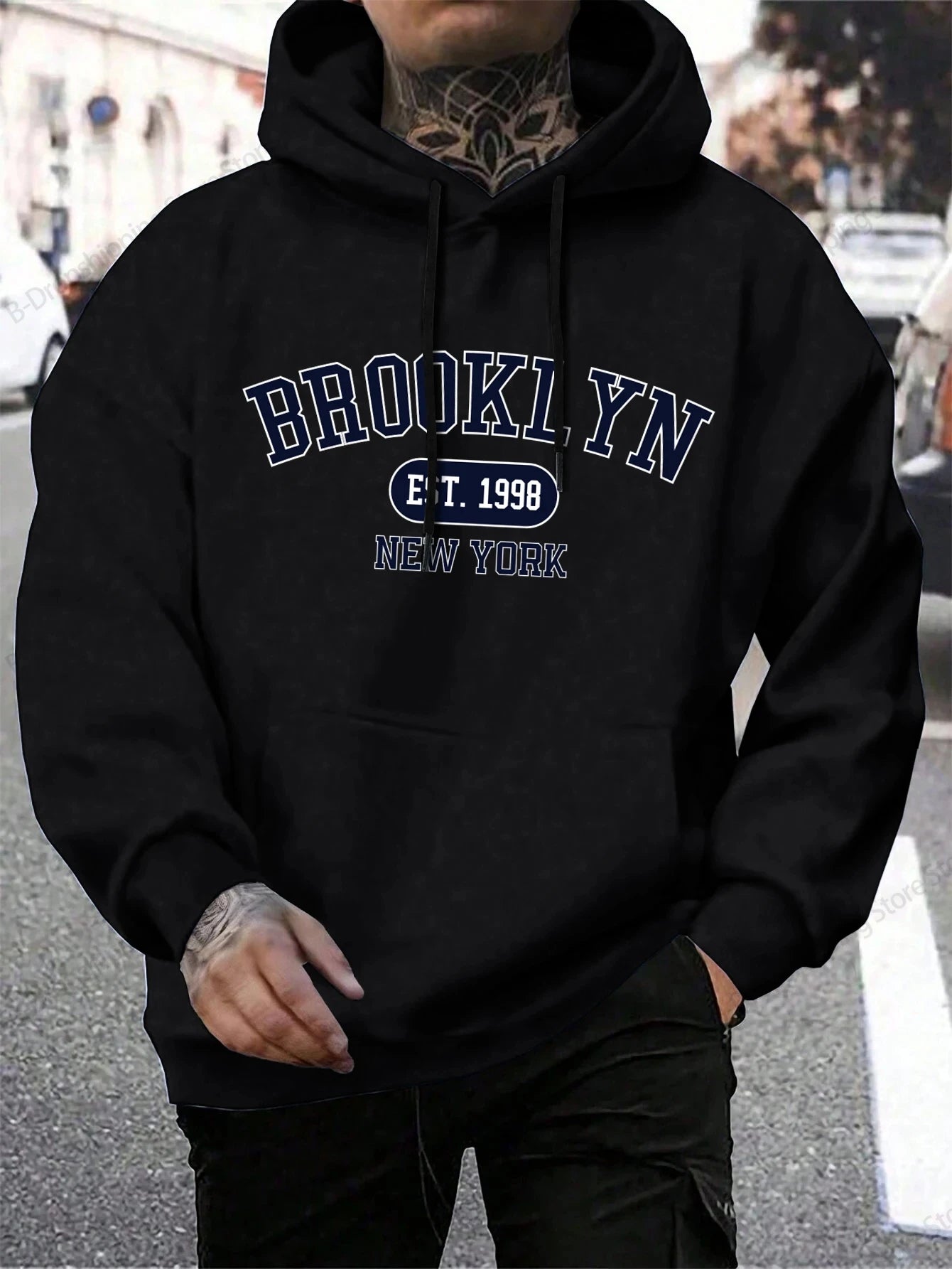 1898 Brooklyn New York Letter 3d Print Hoodie Men Women Fashion Harajuku Oversized Hoodies Sweatshirt Men Clothes Tracksuit Men