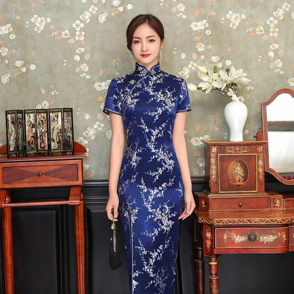 Fashion Clothes Party Vintage Casual Summer Elegant Traditional Chinese Clothing Cheongsams Chinese Dress Qipao Ethnic Style