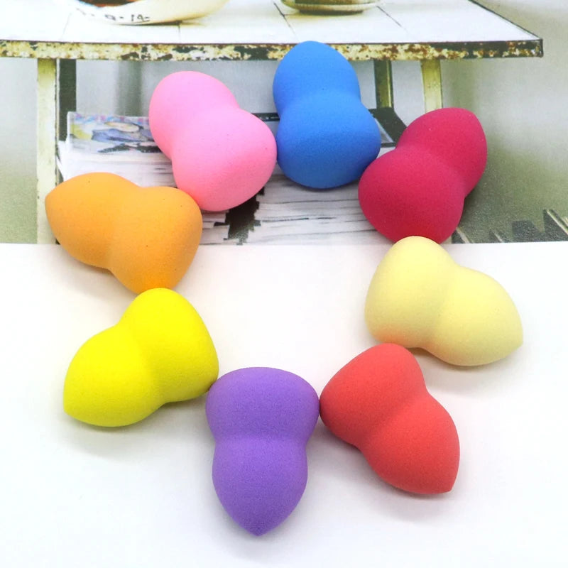 OGEYERO6pcs Mini Makeup Sponge Puff Beauty Egg Sponge for Makeup Concealer Foundation Face Cosmetic Puff Kit Make Up Blender Too