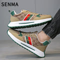 SENMA  Luxury Men's Shoes Men Casual Shoes Men's Skateboard Shoes Retro Platform Sneakers Unisex Women's Sports Shoes Sneakers