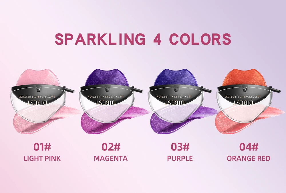 Lip-shaped lipstick seal Sip into makeup lazy blush lipstick Matte makeup effect Moisturizing lip gloss Waterproof non-stick cup