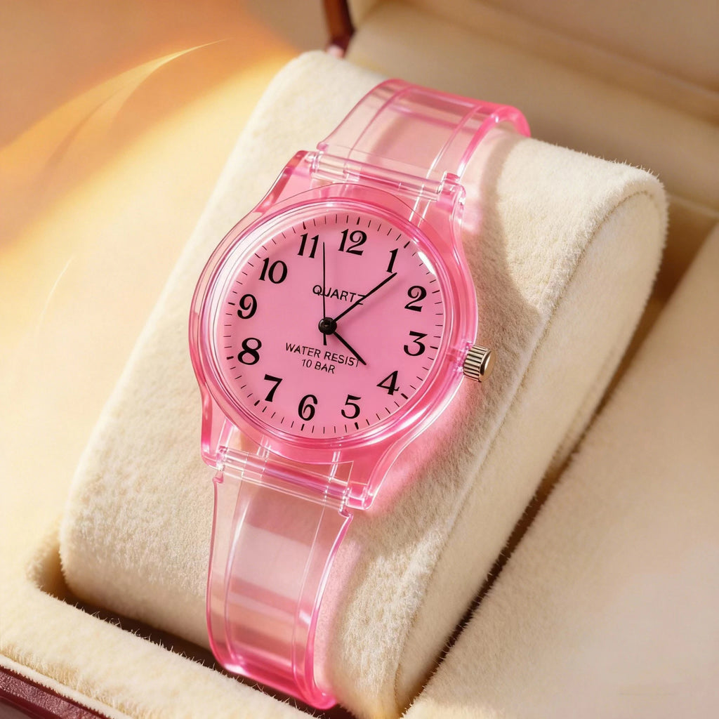 New simple silicone Brand WOKAI Casual Quartz Watch Women Crystal Silicone Watches Relogio Feminino Wrist Watch Hot sale