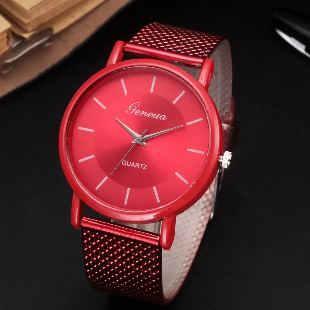 Luminous Watch for Women Luxury Stainless Steel Watches Simple Ladies Digital Quartz Wrist Watches Часы Женские Reloj Mujer