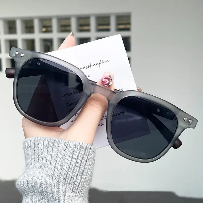 New Men Vintage Wooden Frame Sunglasses Classic Men's Sunglasses Polarized UV Protection Driving Eyewear Outdoor Shades Goggles