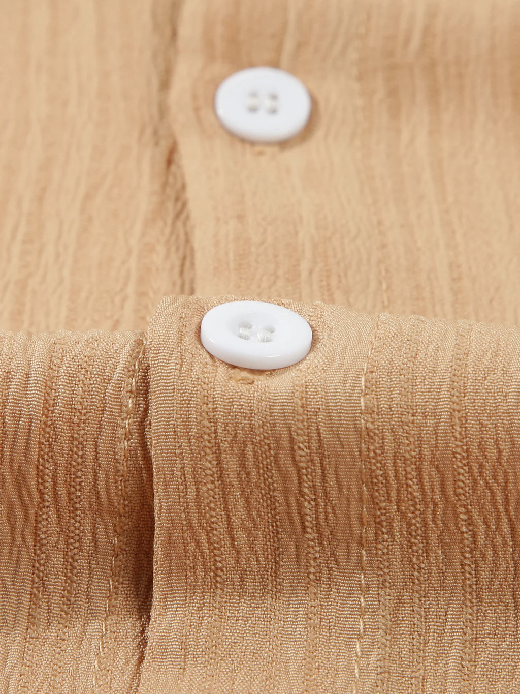 European and American men's shirt set solid color vertical strip lapel short-sleeved casual pants home daily beach set