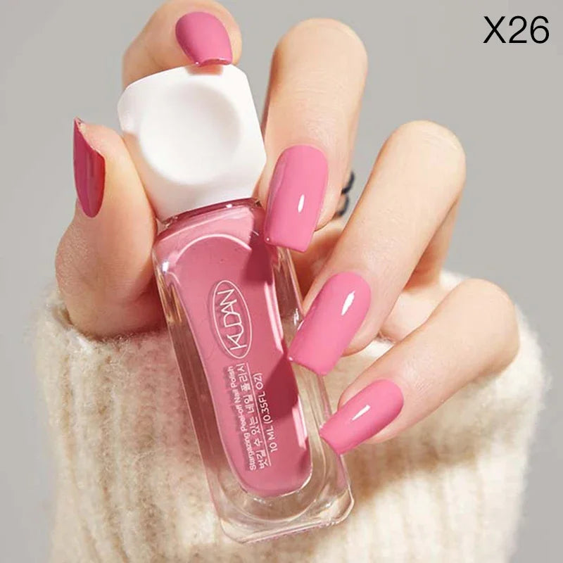 10ml Peel Off Water-Based Starry Nail Polish Fast Drying Long-Lasting Healthy And Brightening Effect No Need Lamp Cure