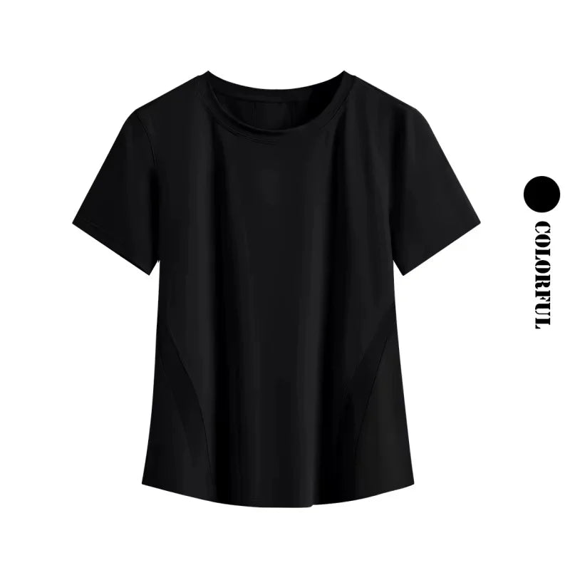 DRUR Women Summer Breathable Short Sports Set Loose Fit Workout Suit for Women 2 Piece Running Tracksuit Sportswear Outfit New