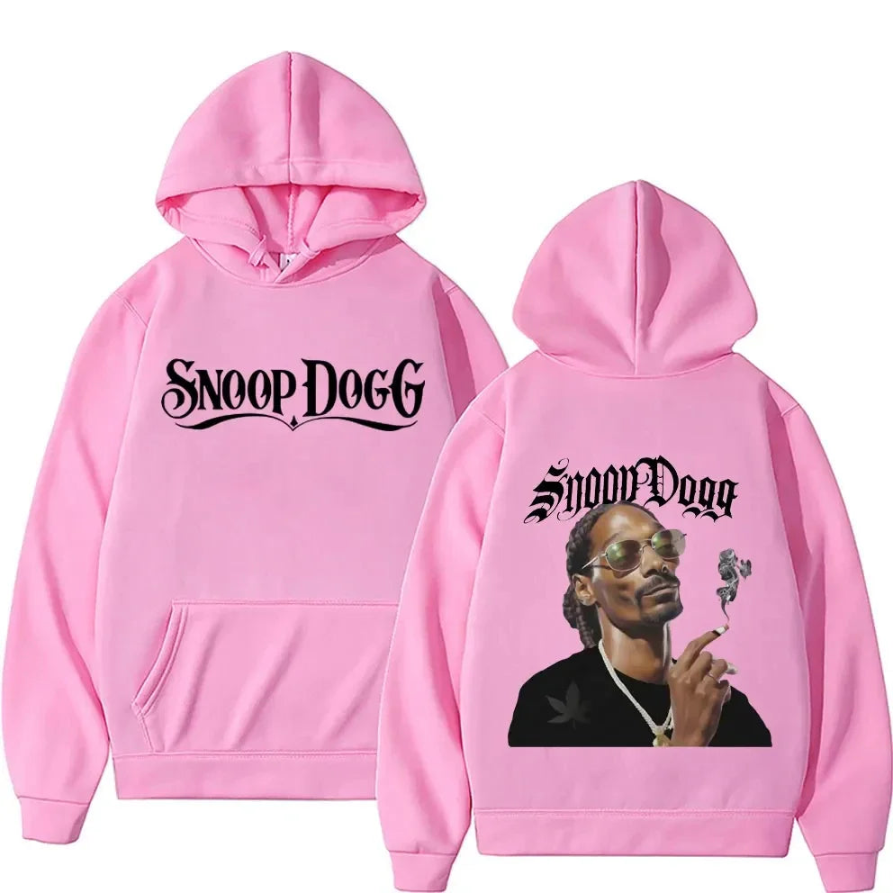 Men's Fashion Y2K Jerseys Long Sleeve Sweater Street Clothing Vintage Snoop Dogg Hoodie Graphic Men Casual Style Hip Hop Hoodies