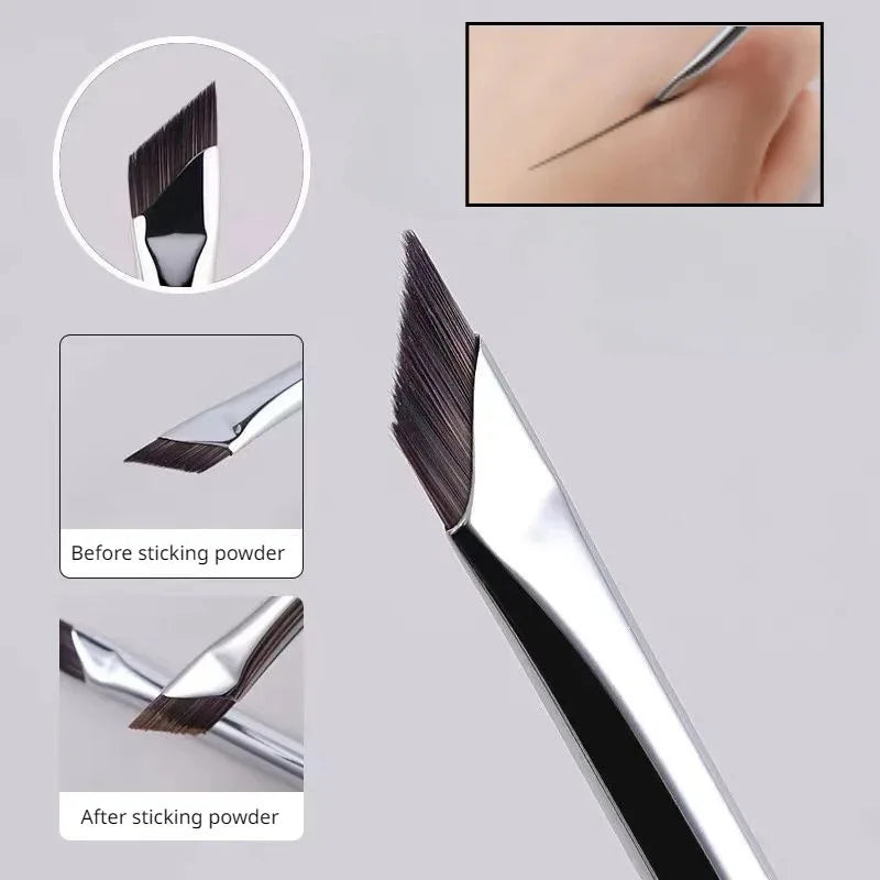 Upgrade Blade Eyeliner Brush Ultra Thin Fine Angle Flat Eyebrow Brush Liner Brow Place Makeup Brush Precise Detail Brush