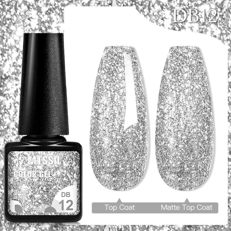 Mtssii 6ML Chocolate Color Gel Nail Polish Brown Semi Permanent UV Gel Autumn Winter Popular Soak Off Nail Art Gel Varnishes