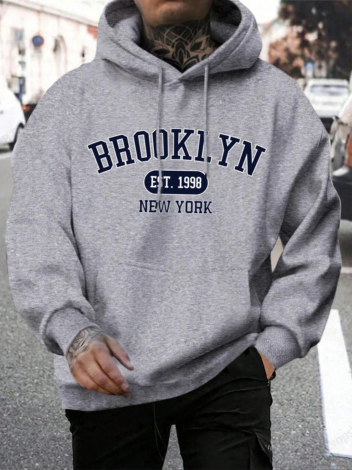 1898 Brooklyn New York Letter 3d Print Hoodie Men Women Fashion Harajuku Oversized Hoodies Sweatshirt Men Clothes Tracksuit Men