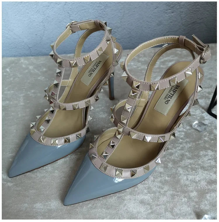 Woman Sandals Super High Heels Wedding Shoes for Women Women Sandals Designer Female Ladies Luxury Sexy Rivets