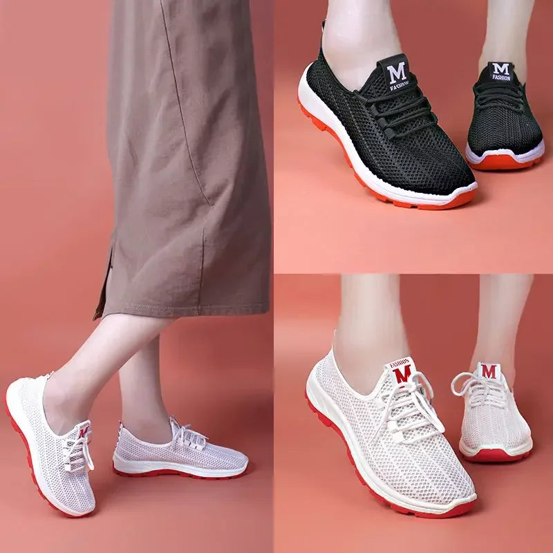 Basket Femme 2025 Hot Sale Summer Women's Vulcanize Shoes Sneakers Young Lady All Match White Black Footwears Zapatos De Mujer