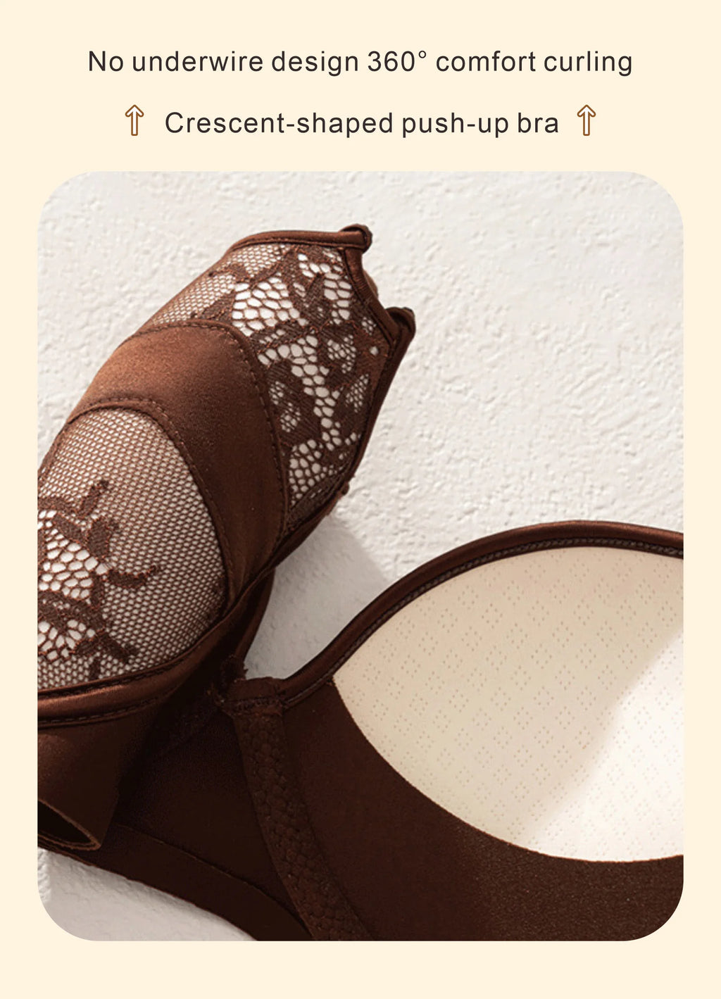 CAITING Bras Sexy Lace Massage Ladies Push Up Brassiere Floral Female lingerie Underwire Women Underwear