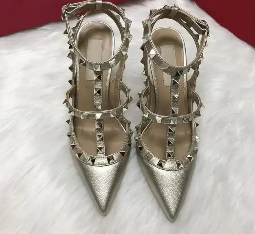 Woman Sandals Super High Heels Wedding Shoes for Women Women Sandals Designer Female Ladies Luxury Sexy Rivets