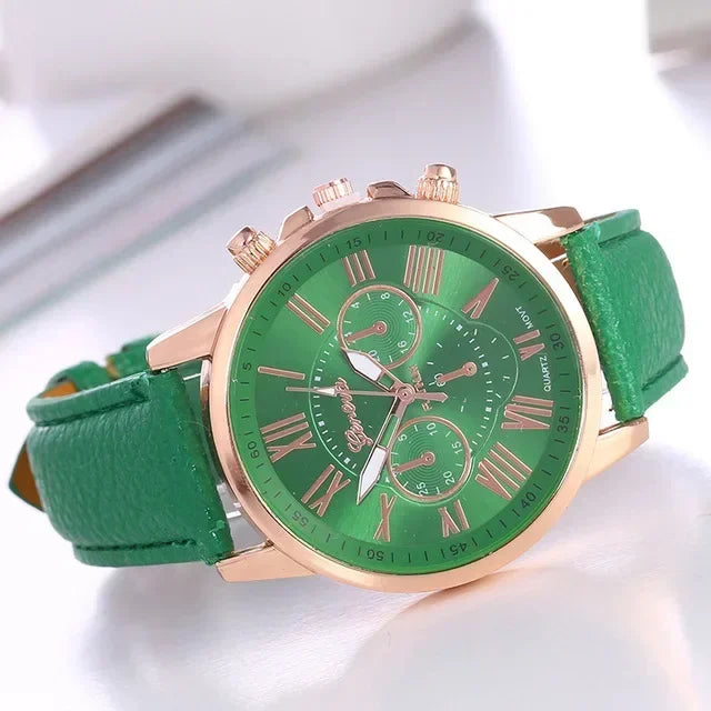 Womens Watches Brand Sport Style Fashion Ladies Watch Leather Watch Men Girls Female Quartz Wristwatches Montre Femme