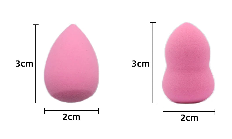 OGEYERO6pcs Mini Makeup Sponge Puff Beauty Egg Sponge for Makeup Concealer Foundation Face Cosmetic Puff Kit Make Up Blender Too