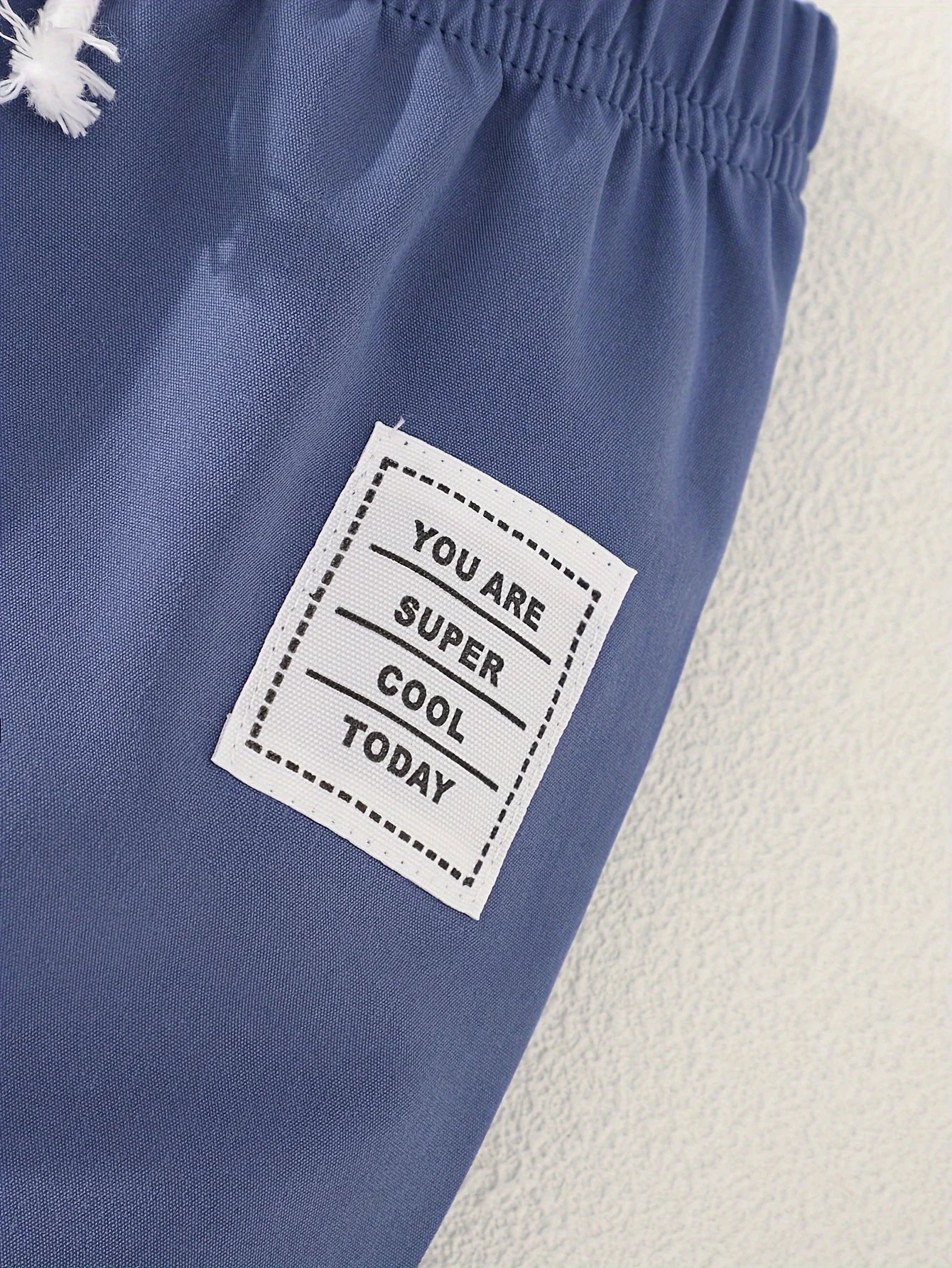 3pieces New 3-Piece Baby Boy Solid Color Simple Sports Casual Pants Outdoor Riding Sports Pants Anti-Mosquito Pants