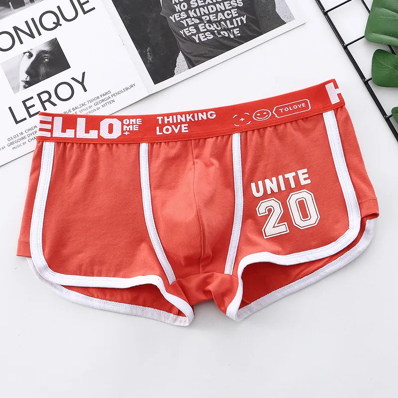 1/3/4 PCS Men's Underwear Boxer Shorts Sexy Panties Cotton Boxers Sports Comfort Man Underpants Shorts Homme U Convex Lingerie