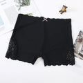 Sexy Lace Edge Safety Short Pants Soft Seamless Under Skirt Shorts Modal Ice Silk Breathable Short Tights Women Underwear
