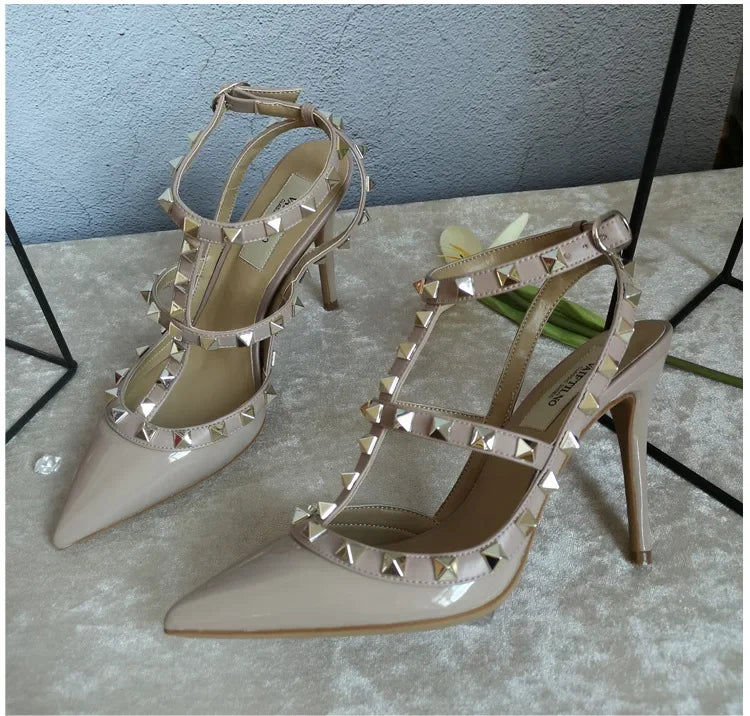 Woman Sandals Super High Heels Wedding Shoes for Women Women Sandals Designer Female Ladies Luxury Sexy Rivets