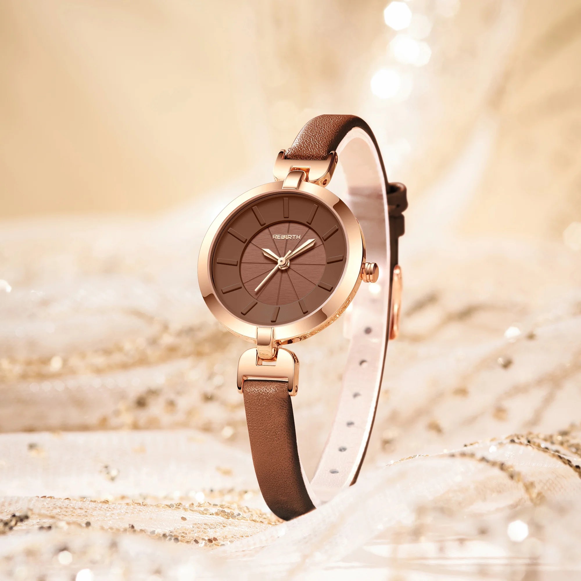 Rebirth Lipuf Brand Women's Watch High-End Niche Design Fashion Quartz Watch