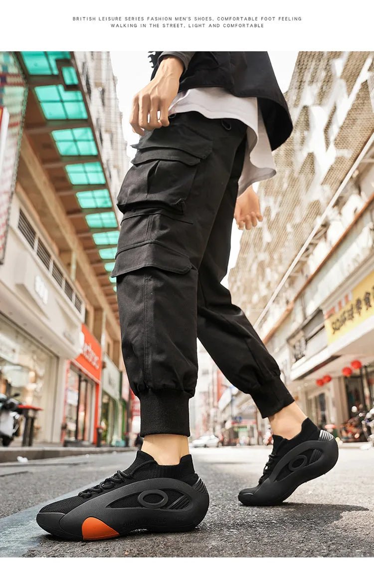 2025 Stylish Mens Mesh Shoes Comfortable Breathable Men's Casual Shoes New Men's Slip-On Sneakers Male Flats Zapatillas Hombre