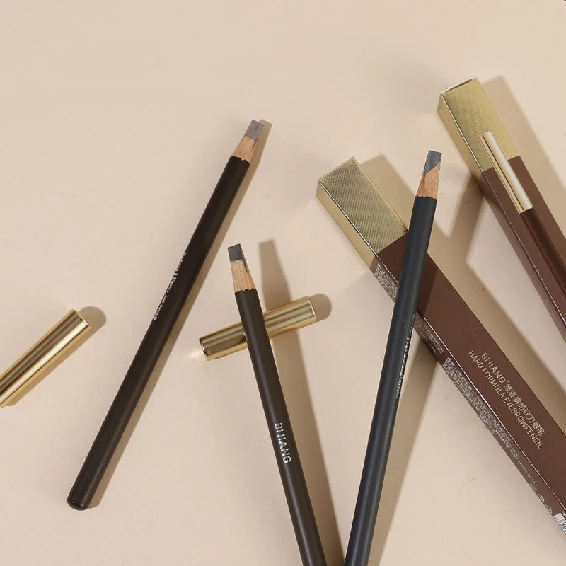 Eyebrows Chinese Makeup Product With Waterproof Eyebrow Pencil Brand Wood Hard Refill Professional Full Beauty Unusual Cosmetics