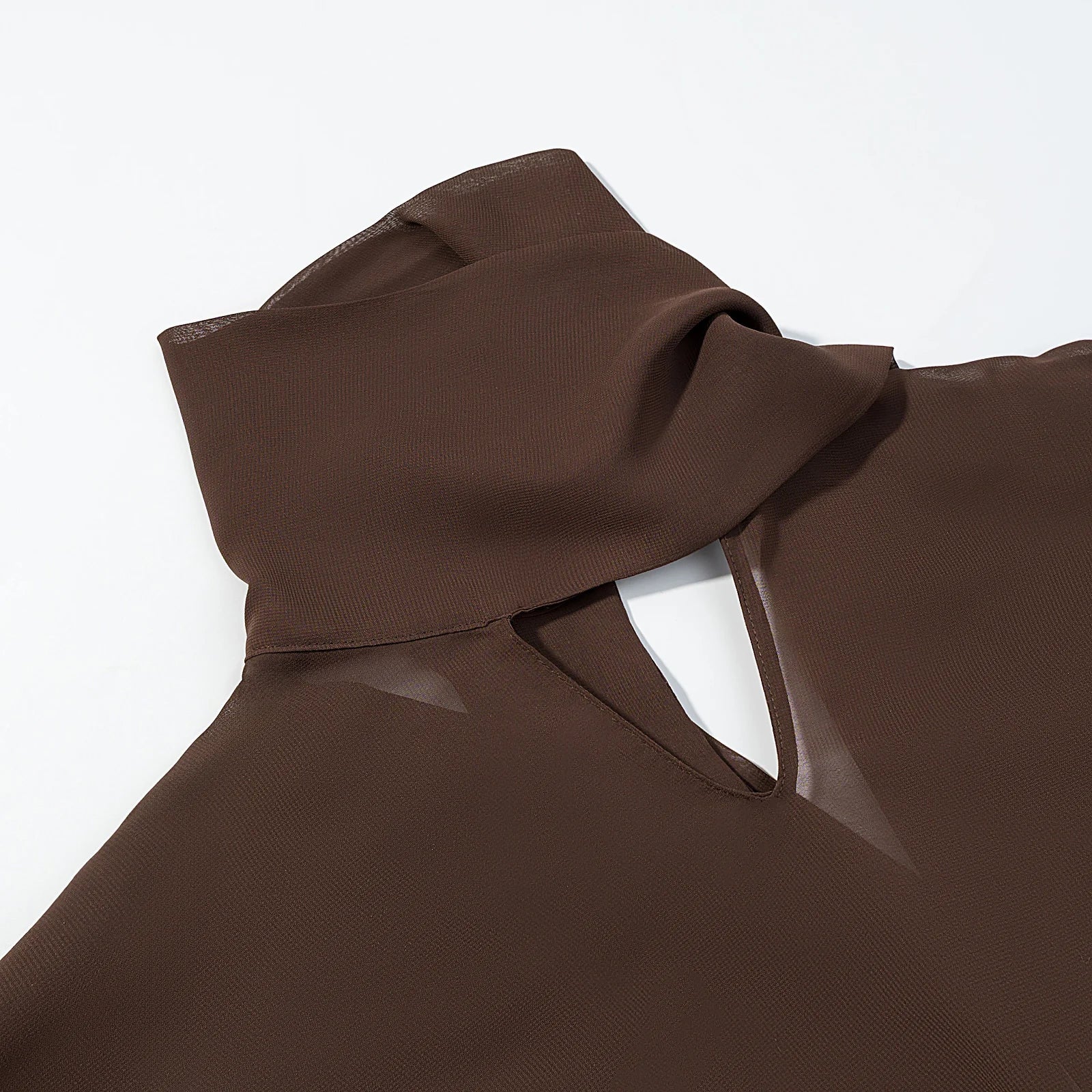 CharmChant Brown Tie Dresses for Women Backless Slim Fit Long Sleeve Bodycon Mini Dress Elegant Chic Party Clubwear Trend 2025