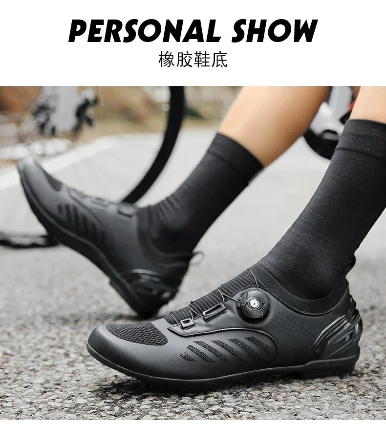 Cycling Sneaker MTB Men Sport Road Bike Boots Flat Racing Speed Sneakers Trail Mountain Bicycle Footwear Spd Pedal Cycling Shoes
