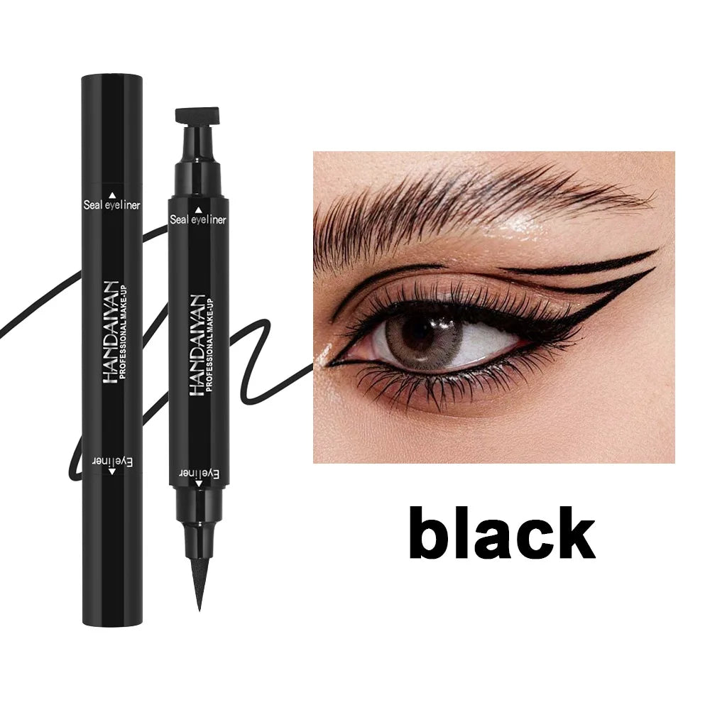 Long Lasting Triangle Liquid Eyeliner Stamp Waterproof Quick Dry No Smudging Eye Cosmetics Tool for Professional Makeup