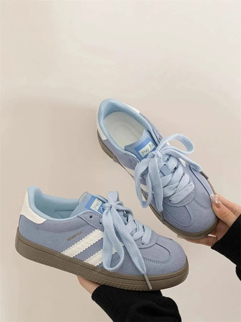 Women's Sneakers Fashion Lace Up Vulcanized Shoes Luxury Tennis Training Shoes for Women Casual Sports Running Shoe Ladies Shoes