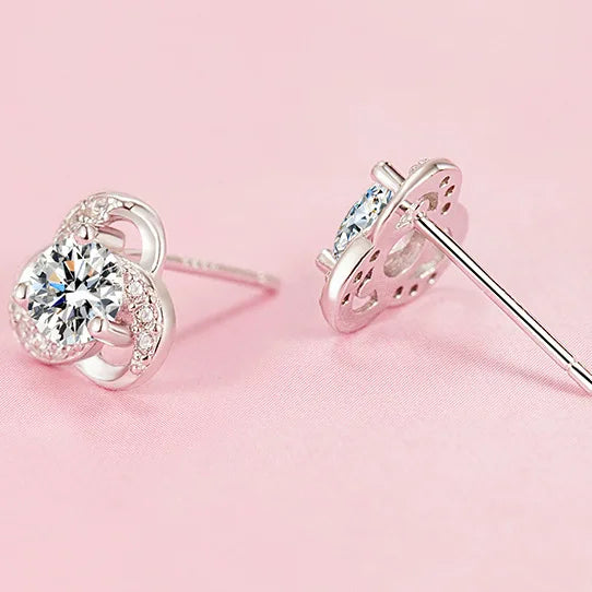 0.6ct D Color Moissanite Earring 925 Sterling Sliver Plated White Gold Hoop Earring for Women Wedding Party Jewelry