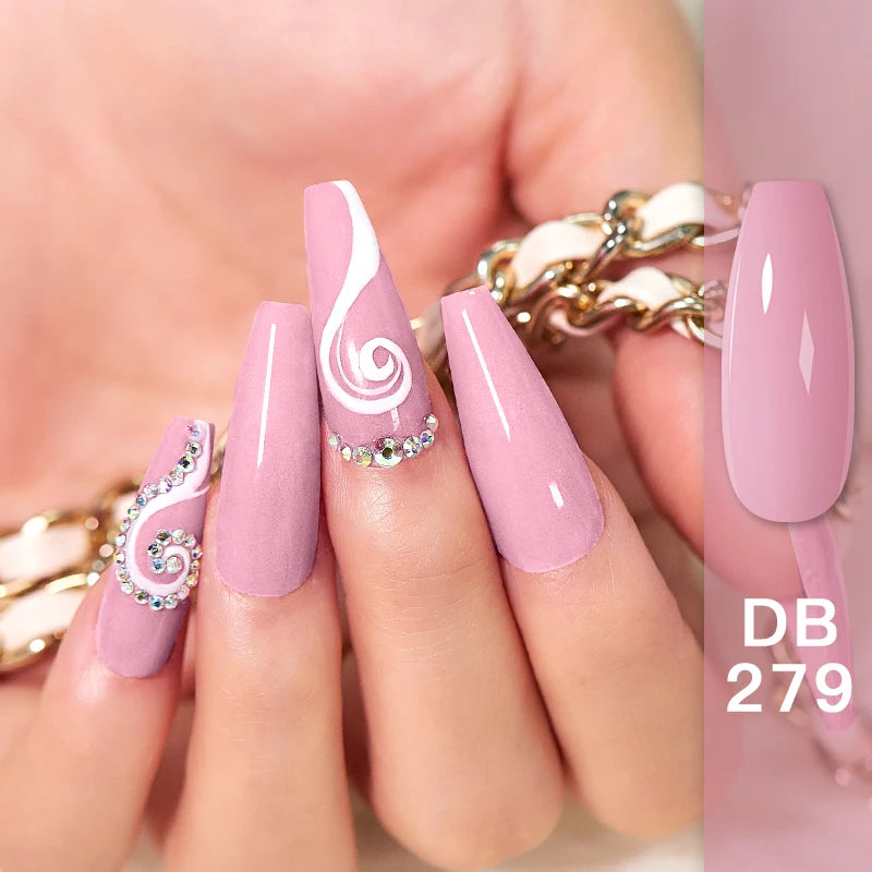 Mtssii 6ML Chocolate Color Gel Nail Polish Brown Semi Permanent UV Gel Autumn Winter Popular Soak Off Nail Art Gel Varnishes