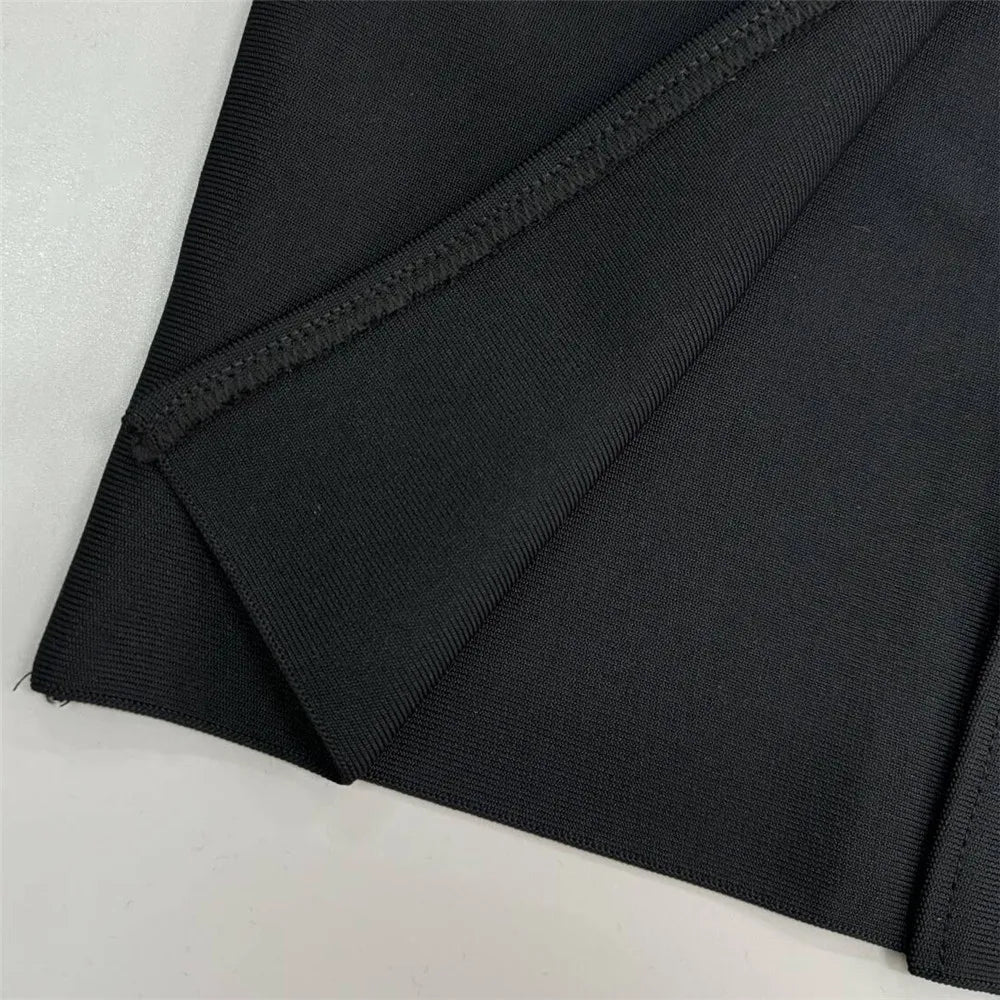 Women Sexy Beading Bandage Dress Off The Shoulder Patchwork Bodycon Clothes Club Party Elegant Dresses