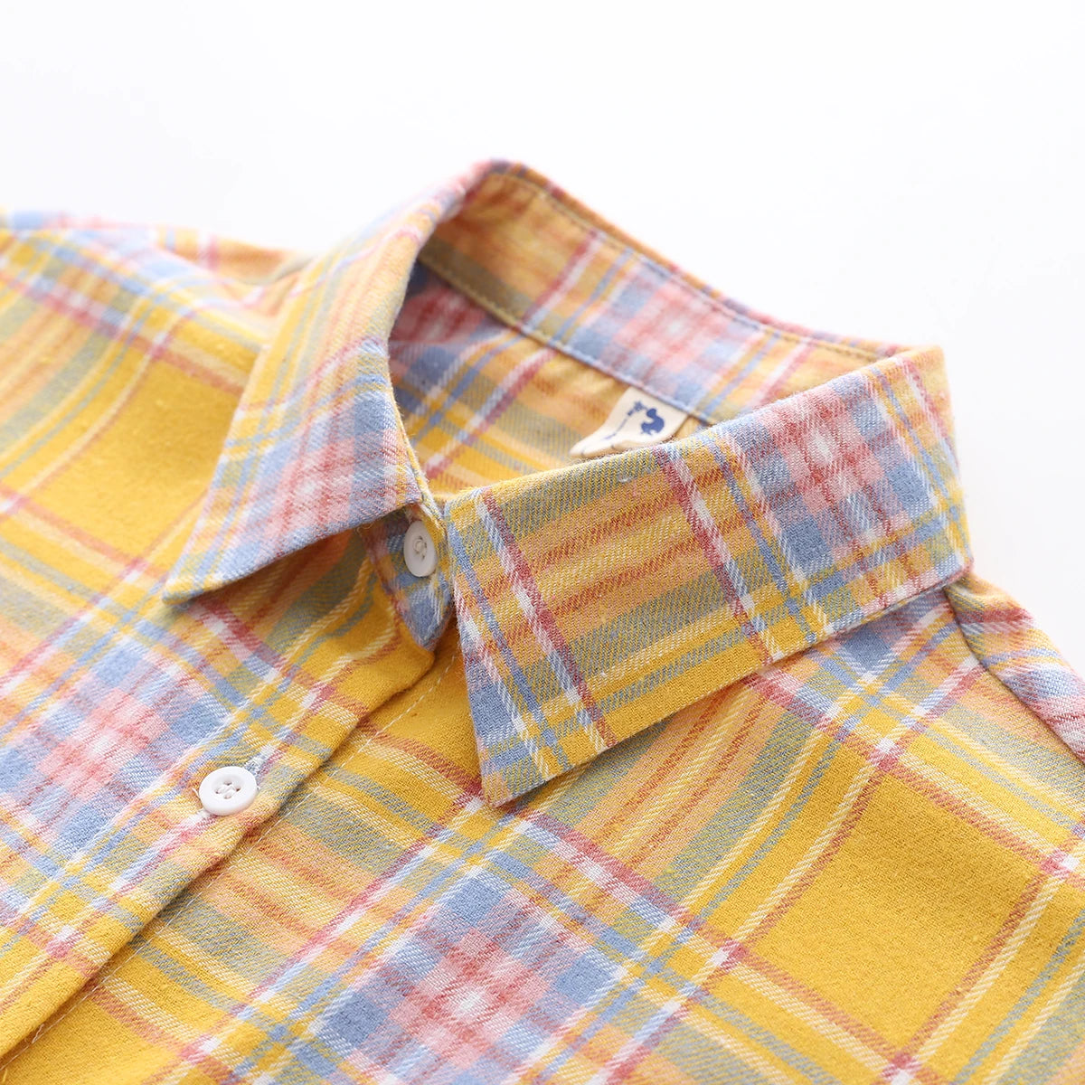 Fresh Flannel Plaid Shirt Women 2025 New Female Blouses and Tops Cotton Loose Long Sleeve Casual Shirts Fine Women's Clothes