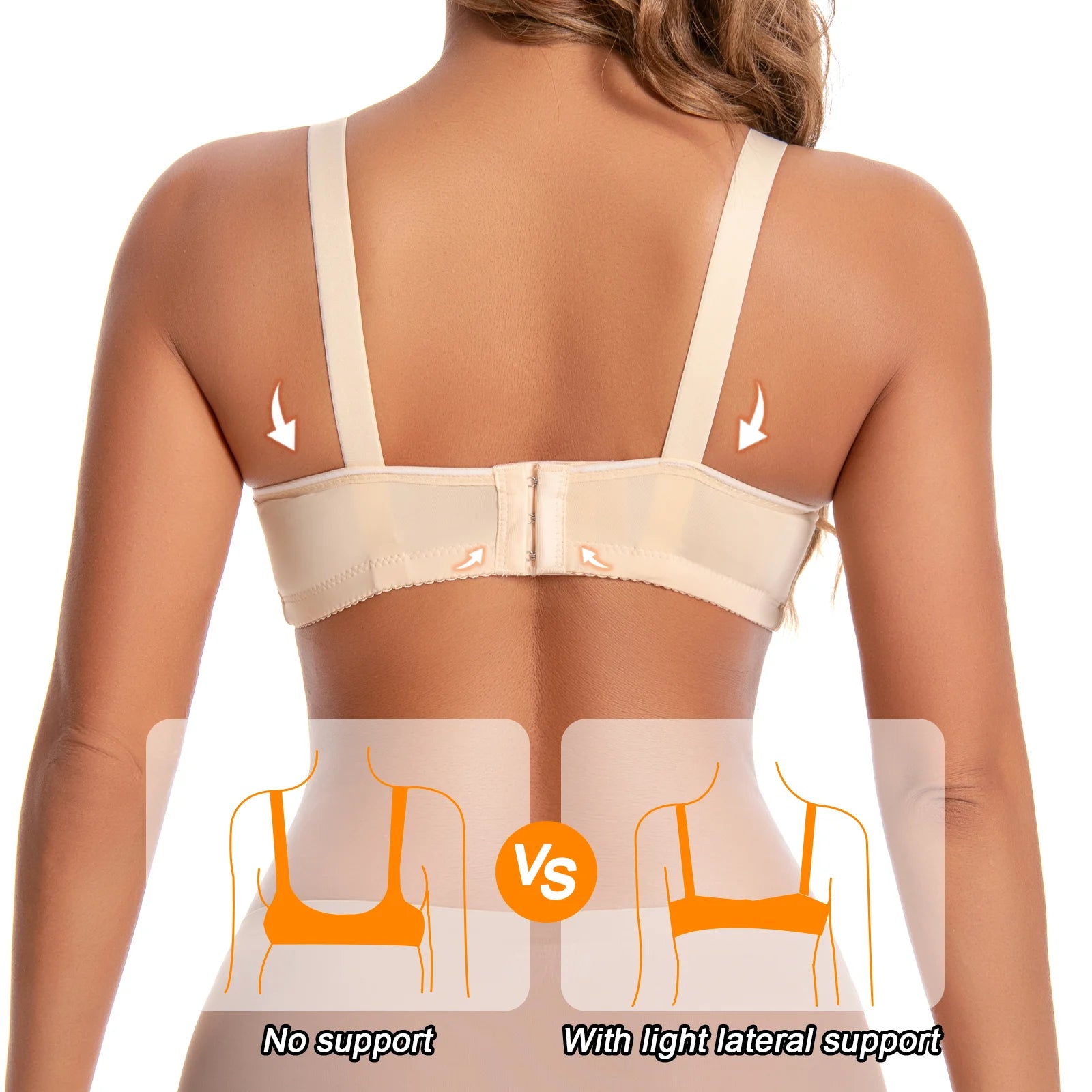 3pcs Women's Bra Lingerie - Appliques Jacquard Lightly Padded Push-Up, Adjustable Straps for Cup A B C D, Sexy Underwear