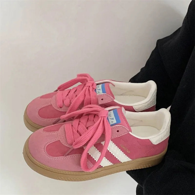 Women's Sneakers Fashion Lace Up Vulcanized Shoes Luxury Tennis Training Shoes for Women Casual Sports Running Shoe Ladies Shoes