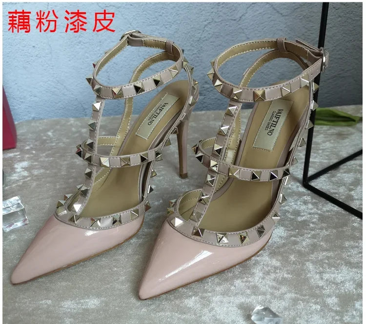 Woman Sandals Super High Heels Wedding Shoes for Women Women Sandals Designer Female Ladies Luxury Sexy Rivets