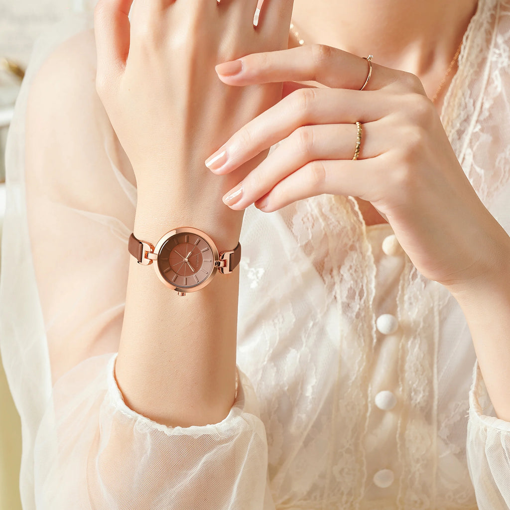 Rebirth Lipuf Brand Women's Watch High-End Niche Design Fashion Quartz Watch