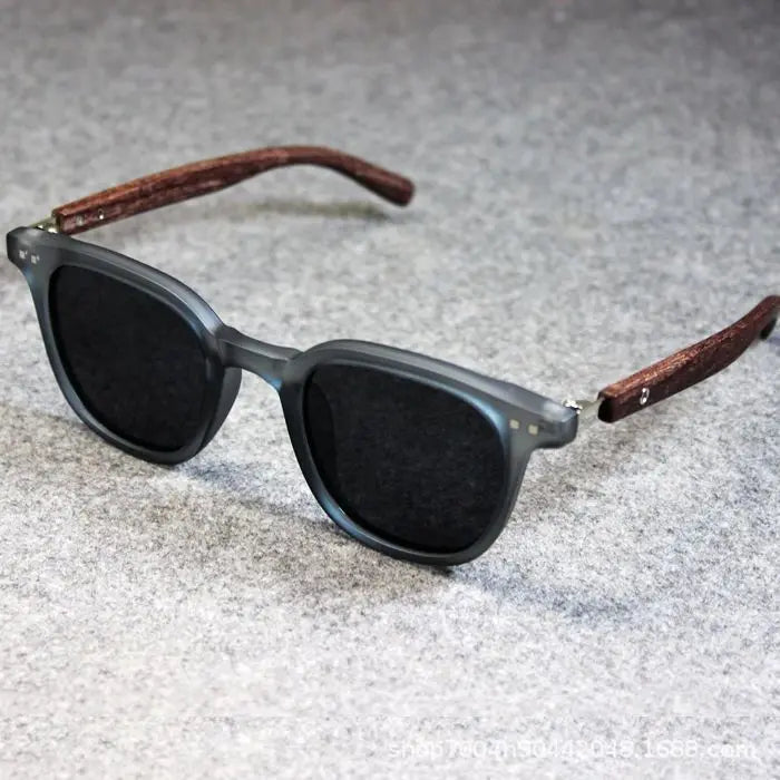 New Men Vintage Wooden Frame Sunglasses Classic Men's Sunglasses Polarized UV Protection Driving Eyewear Outdoor Shades Goggles