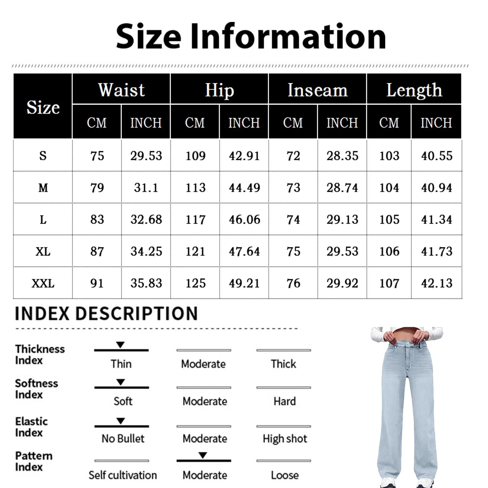 New Y2K Washed Blue Straight Loose Fit High Waist Hole Trousers Pants Women's Jeans Fashion Personality To Do Old Denim