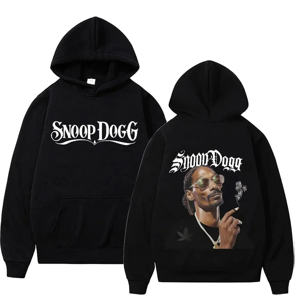 Men's Fashion Y2K Jerseys Long Sleeve Sweater Street Clothing Vintage Snoop Dogg Hoodie Graphic Men Casual Style Hip Hop Hoodies