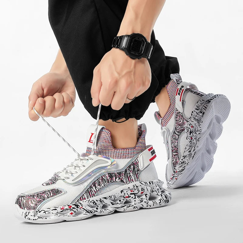 Men Sneakers Breathable Daily Wear Casual High Quality Outdoor Comfortable Training Mesh Running Shoes for Man