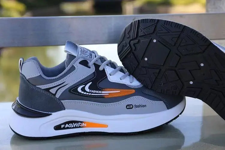 Shoes for Men Lightweight Pu Leather Casual Shoes 2025New Men's Sneakers Fashion Men Tennis Shoes Breathable Sport Running Shoe