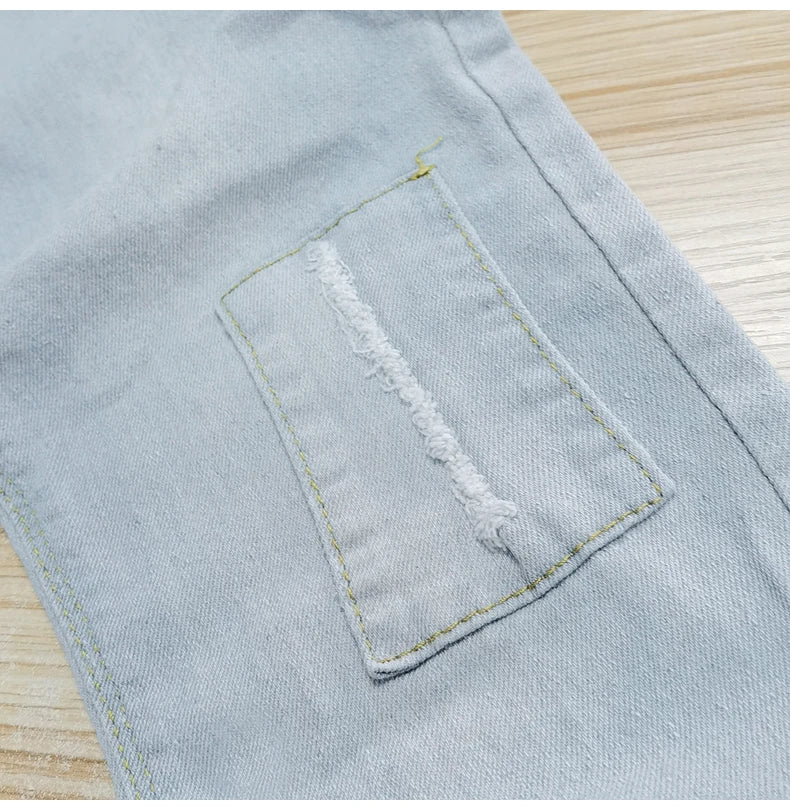 IENENS Kids Boys Jeans Classic Cowboy Pants Children Denim Clothing Bottoms Baby Boy Casual Trousers 4 5 6 7 8 9 10 11 Years