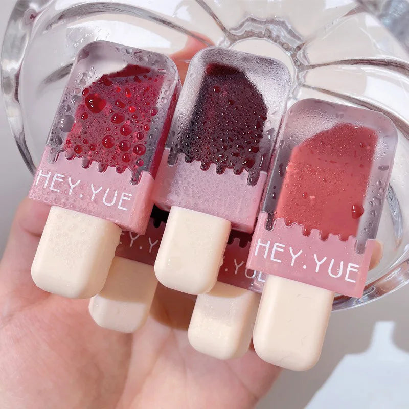HEYYUE Ice Cream Lip Glaze — Velvet Matte Finish, Pudding Lip Clay, Student-Friendly Everyday Skin-Brightening Lipstick
