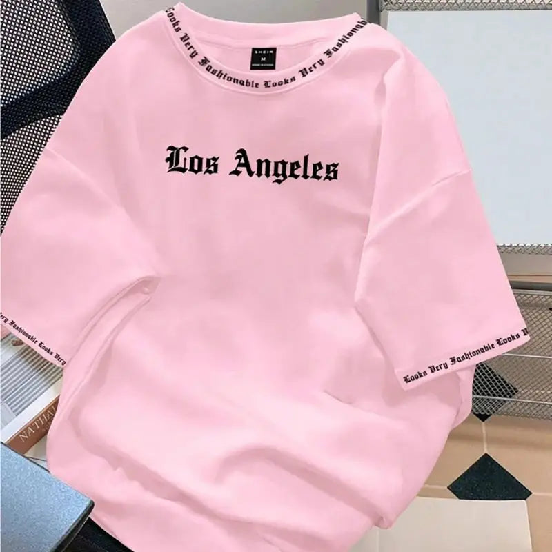 The 2025 summer new men's T-shirt 3D letter print casual loose solid-color basic coat with American style